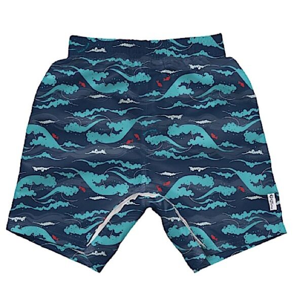 Baby/Toddler Swim Trunks 18 Months Easy Change Eco Coastal Beach Tropical - Picture 1 of 5